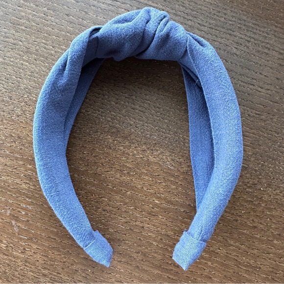 Madewell Accessories - Madewell Knotted Covered Headband Blue